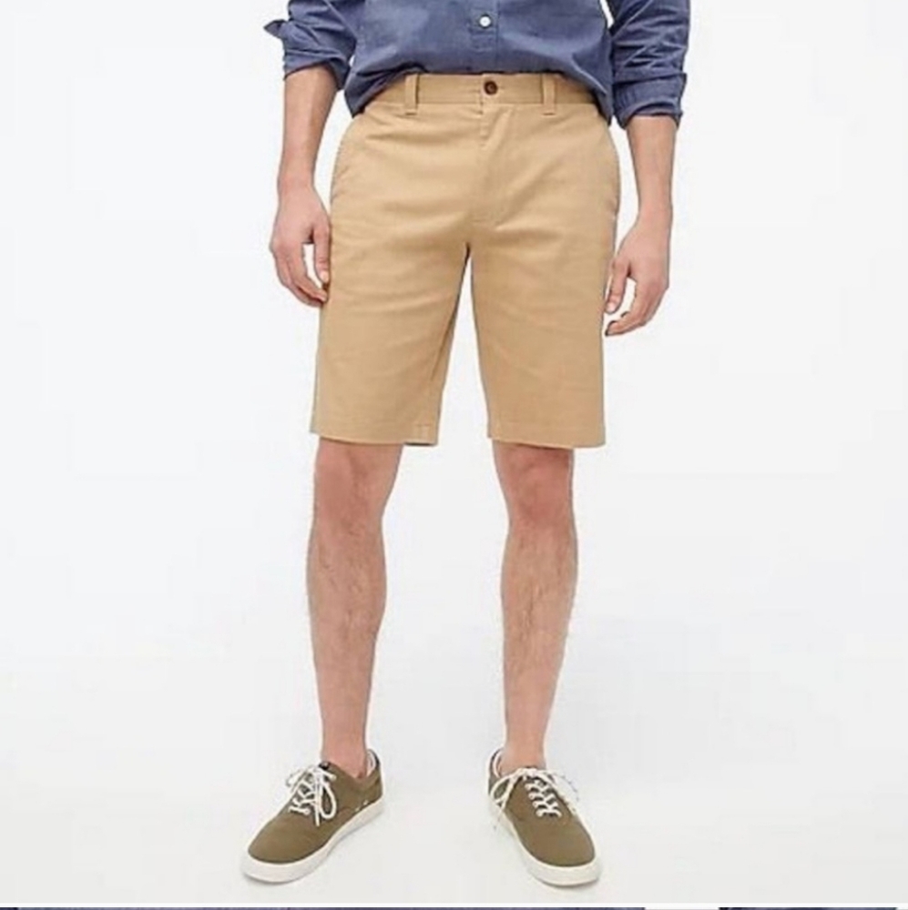 J. Crew Rivington Bundle(2) Shorts Sz33W Khaki/ Navy Blue Flat Front - Picture 7 of 14